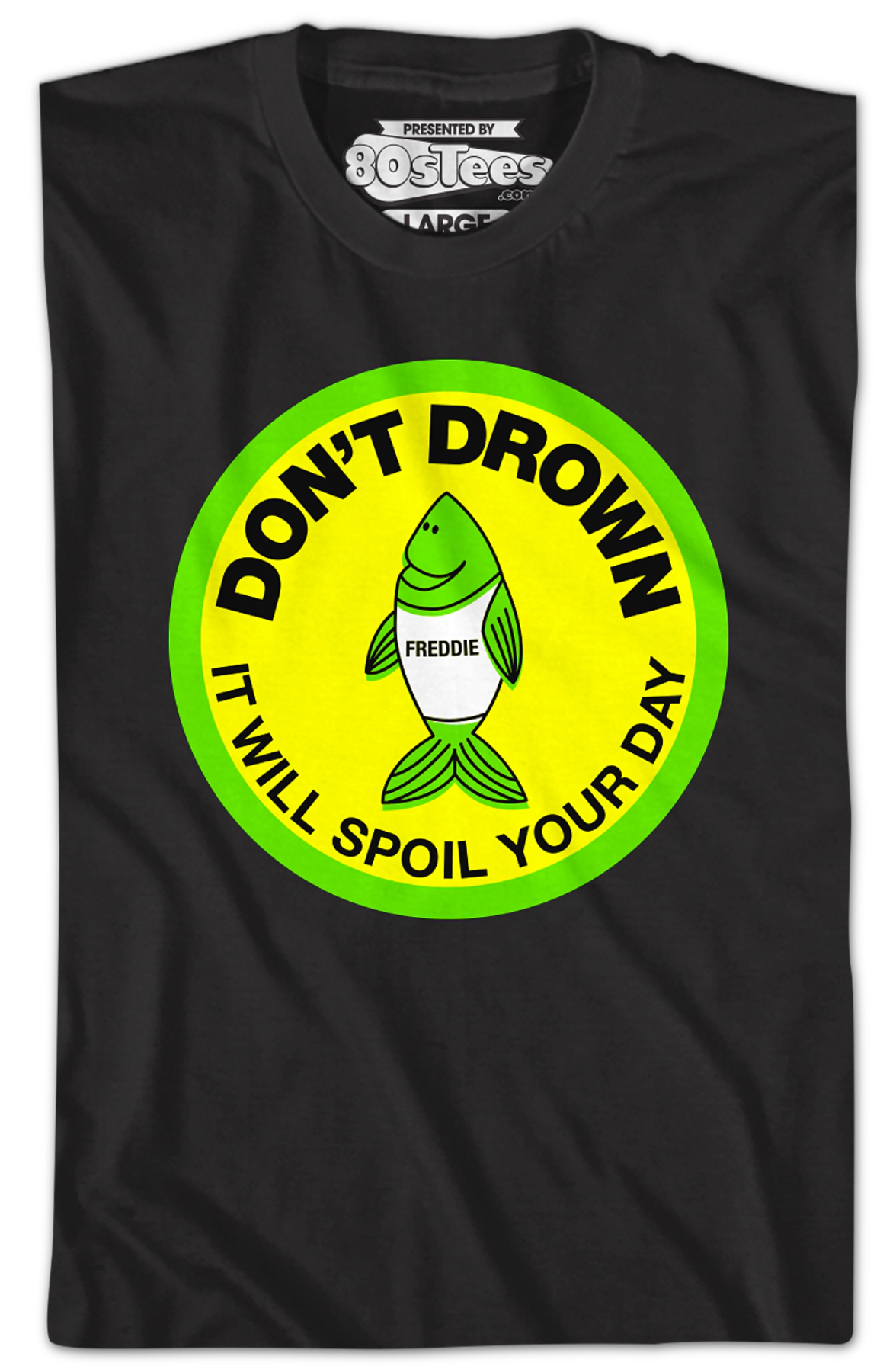 Black Freddie The Fish Shirt