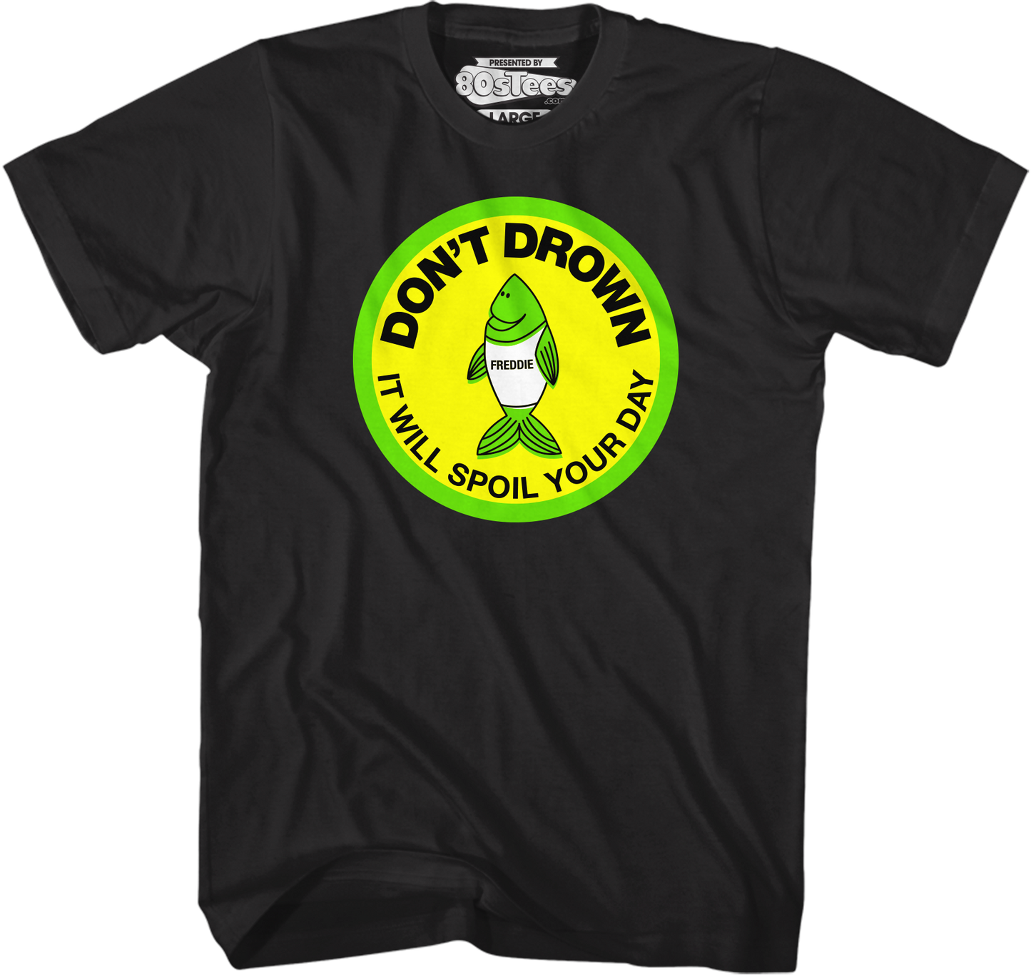 Black Freddie The Fish Shirt