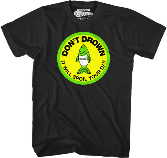 Black Freddie The Fish Shirt