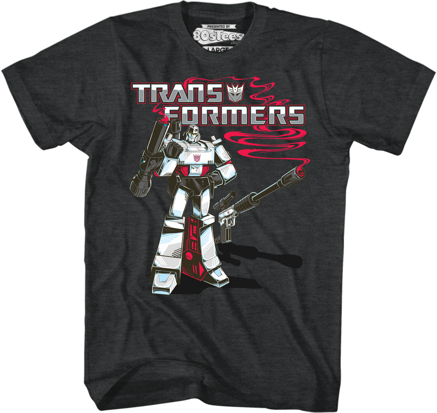 Black Heather Megatron Transformers T-Shirt