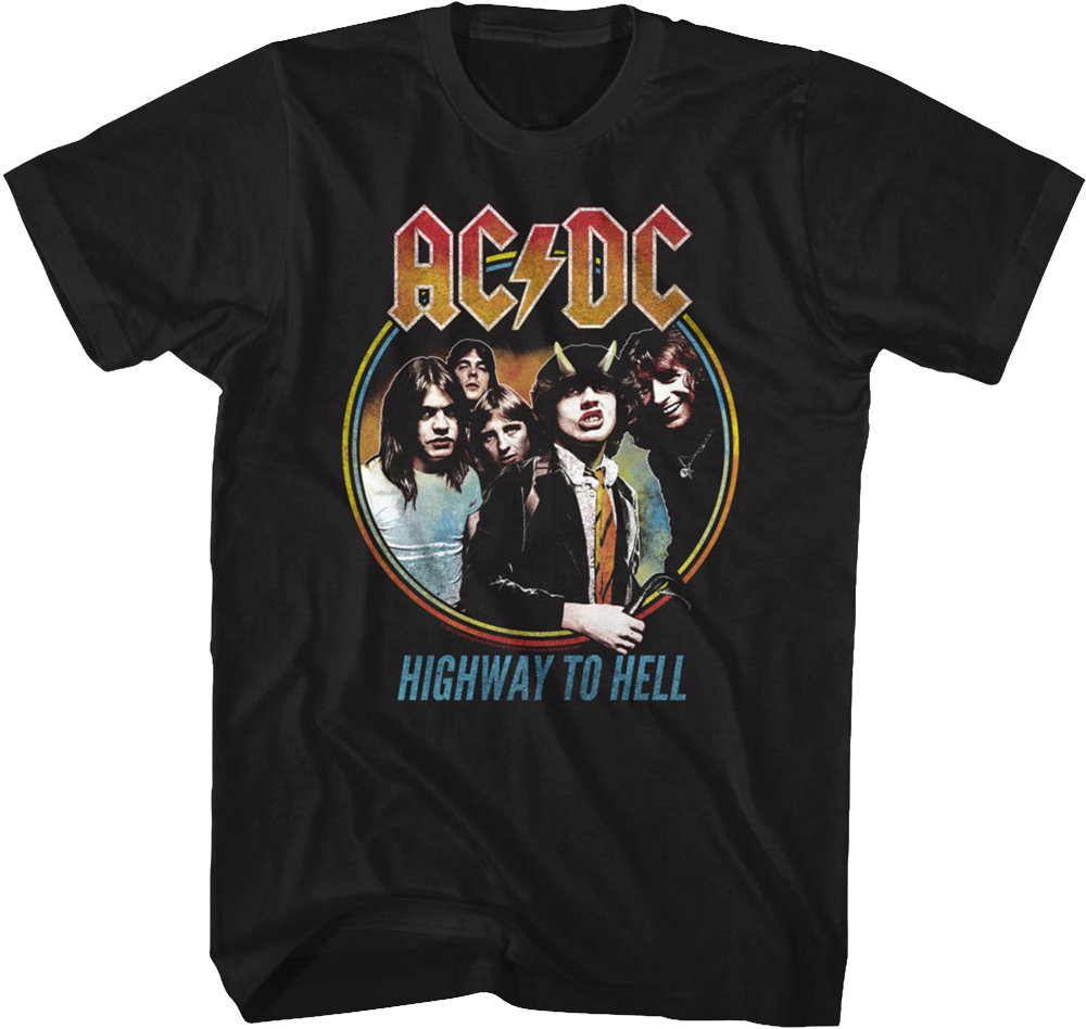 Black Highway To Hell ACDC T-Shirt