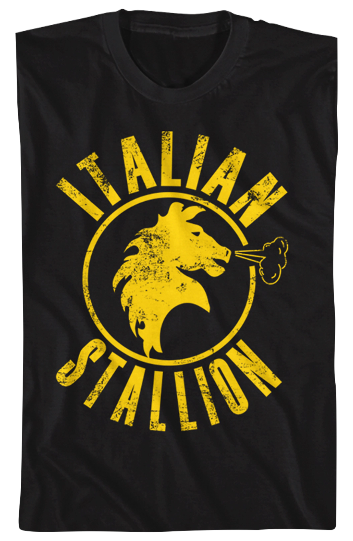 Black Italian Stallion Rocky T-Shirt