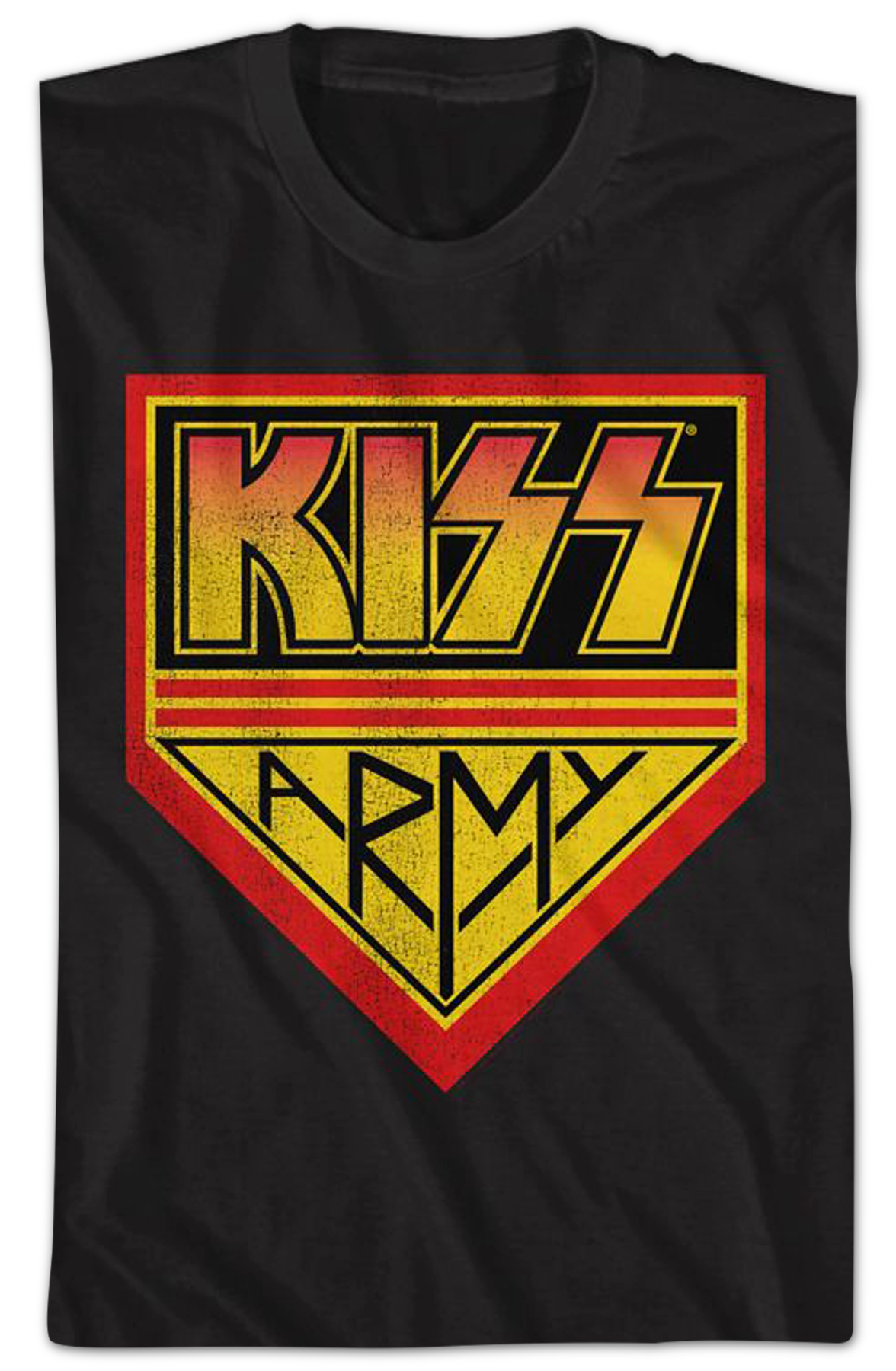 Black KISS Army T-Shirt