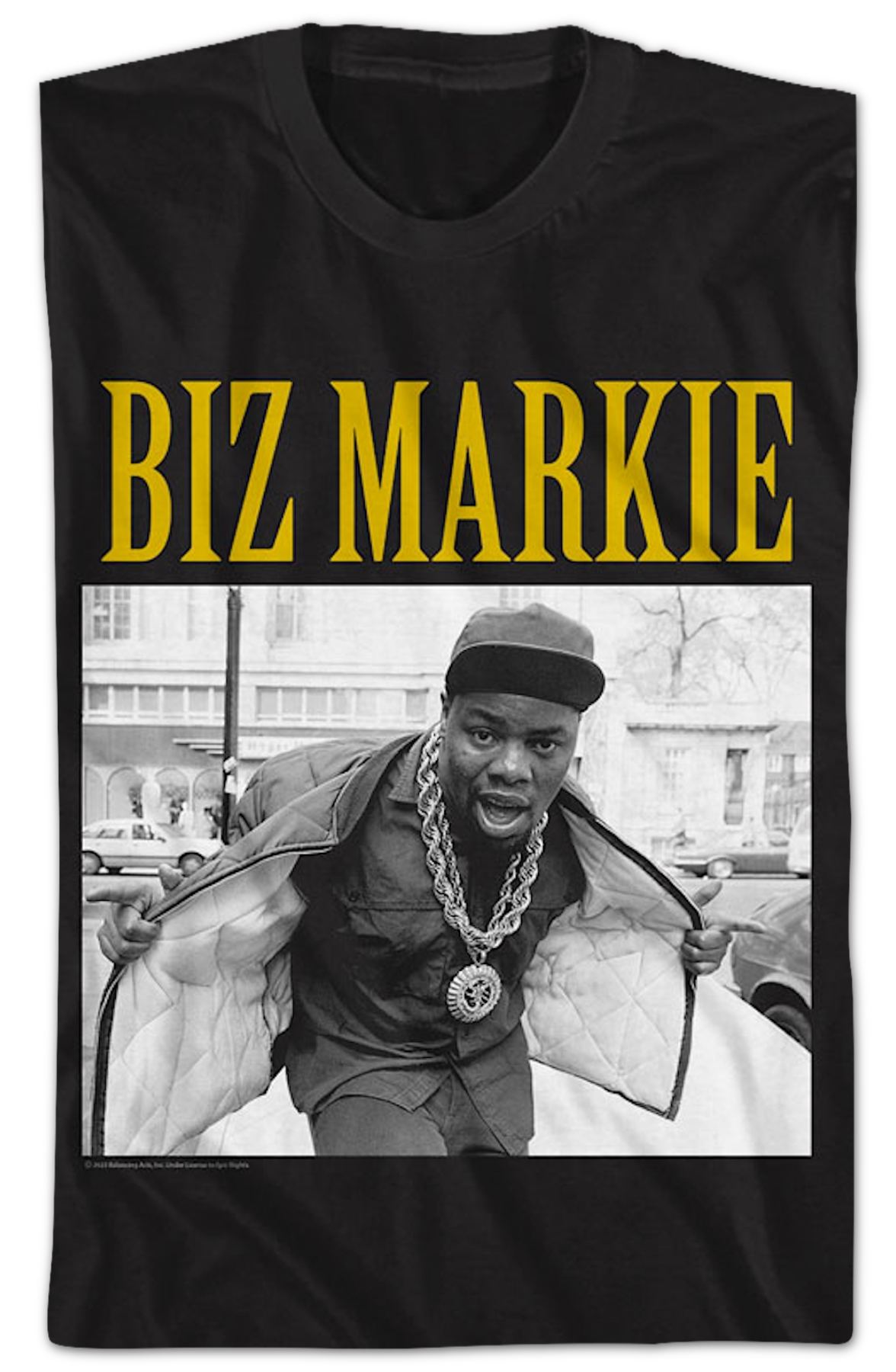 Black Photo Biz Markie T-Shirt