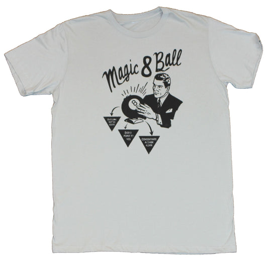 Eightball Magic Eightball  Mens T-Shirt  - Classic "Magic 8 Ball" Suited Ad Man