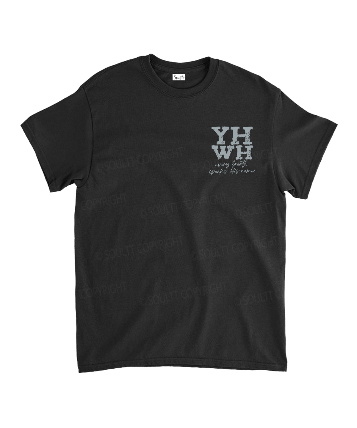 Every Breath Speaks His Name Double Sided Unisex Cotton Christian T-Shirt Style003