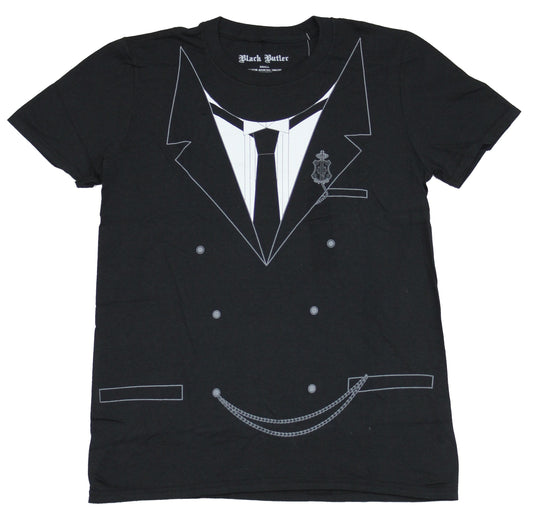 Black Butler Mens T-Shirt - Sebastian Costume Front Image