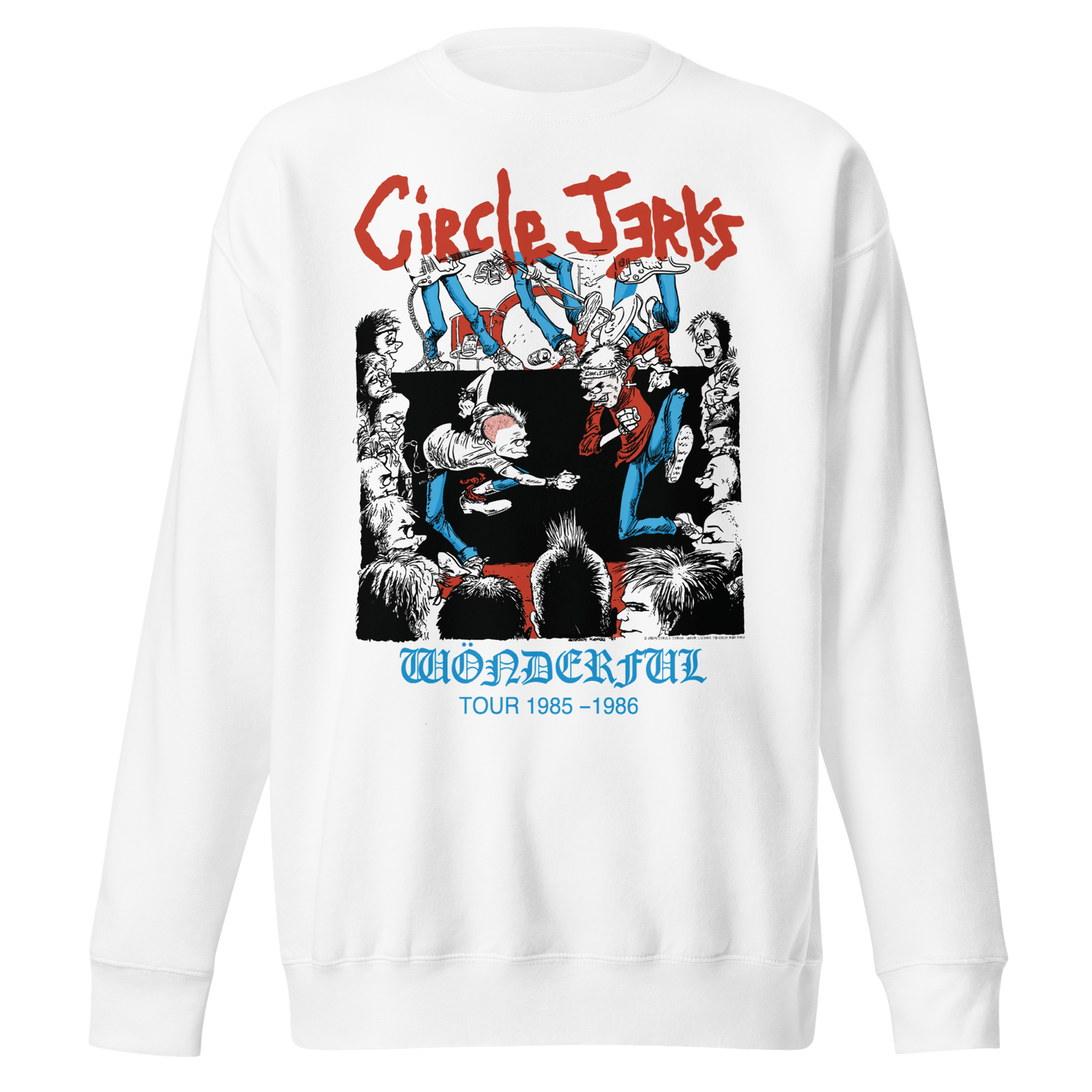 Circle Jerks 1986 Wonderful Tour Vintage Sweatshirt