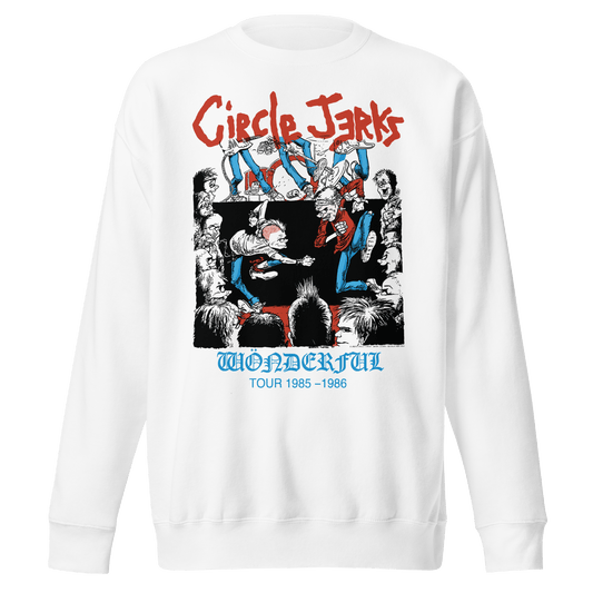Circle Jerks 1986 Wonderful Tour Vintage Sweatshirt
