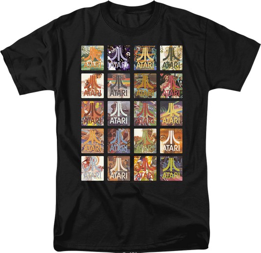 Classic Games Collage Atari T-Shirt