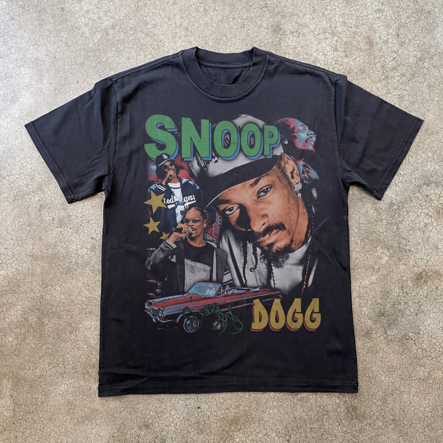 90s SNOOP DOGG HEAVYWEIGHT BLACK T-SHIRT