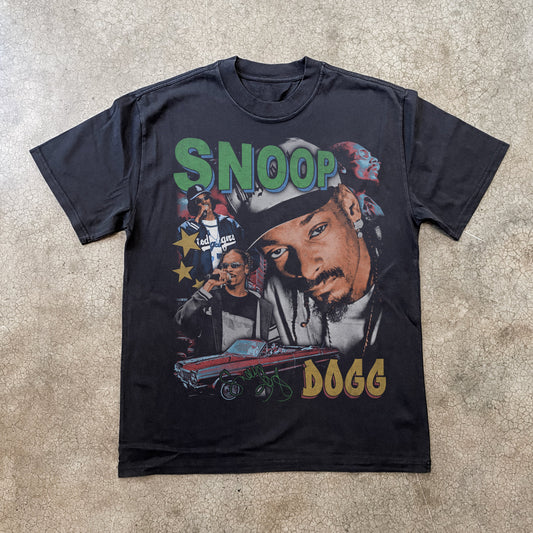 90s SNOOP DOGG HEAVYWEIGHT BLACK T-SHIRT