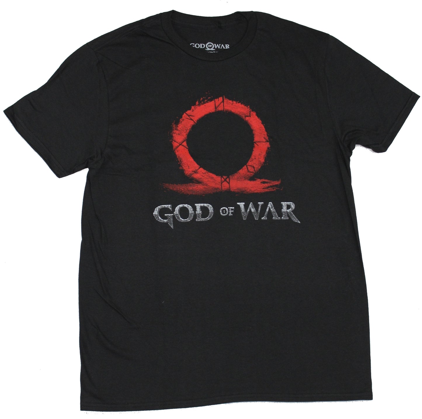 God of War Mens T-Shirt - Classic Red Symbol Logo Image
