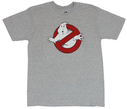 Ghostbusters Mens T-Shirt - Classic Red and White No Ghost Logo