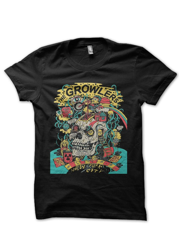 The Growlers Black T-Shirt Hoodie, Sweatshirt | VibeTeeNation.com