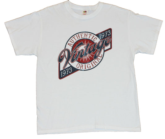 Authentic Vintage III Mens T-Shirt - Old Style 60th Script Anniversary Image