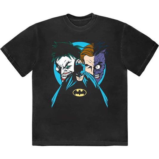Batman Creeping Villains T Shirt Black