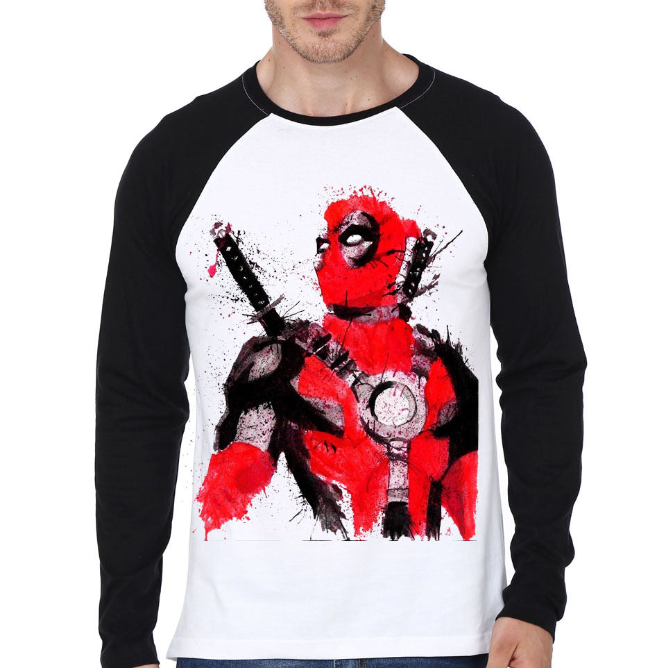 Deadpool Vegeta Raglan Tee Hoodie, Sweatshirt | VibeTeeNation.com