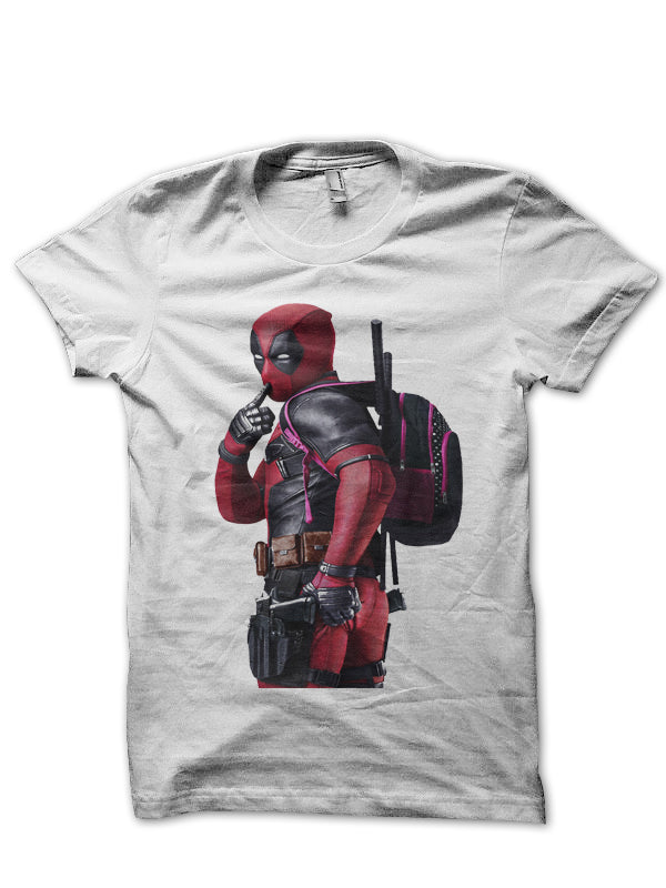 Deadpool White Tee Style006 Hoodie, Sweatshirt | VibeTeeNation.com