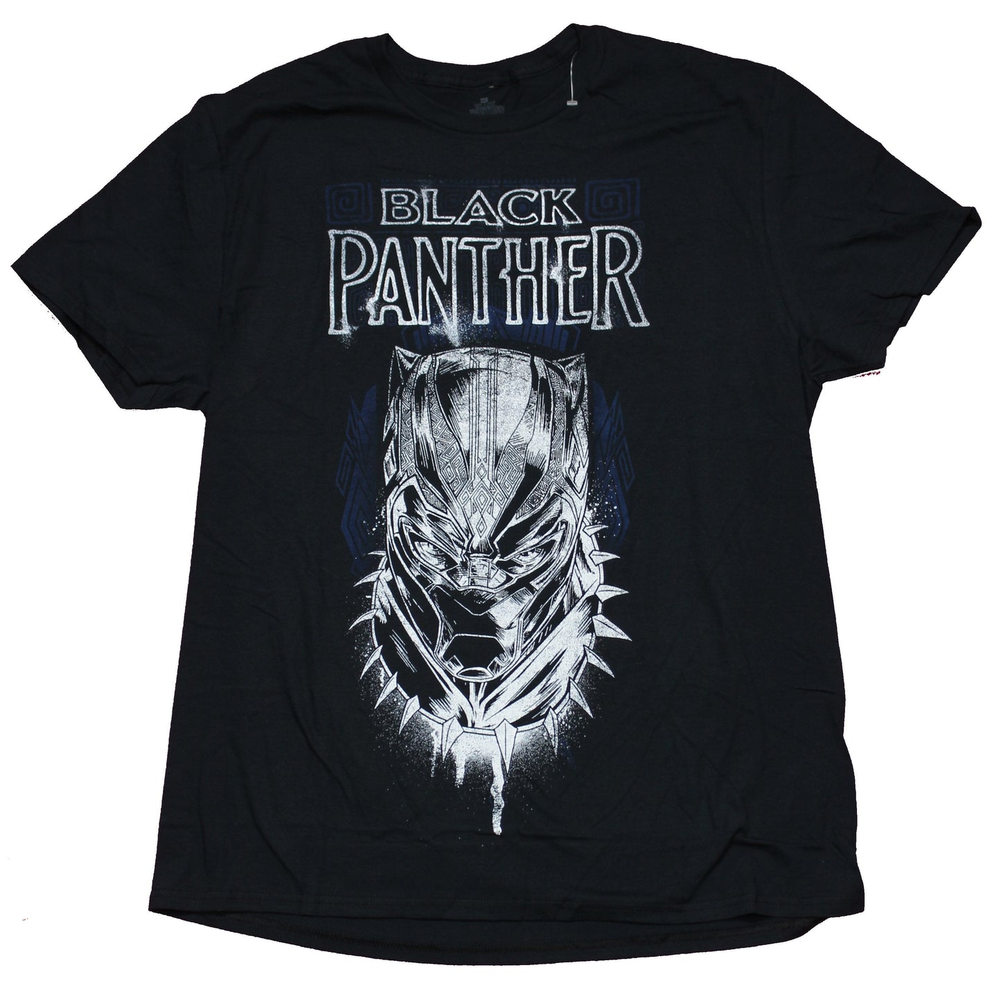 Black Panther Mens T-Shirt -  Sprayed  Face Image