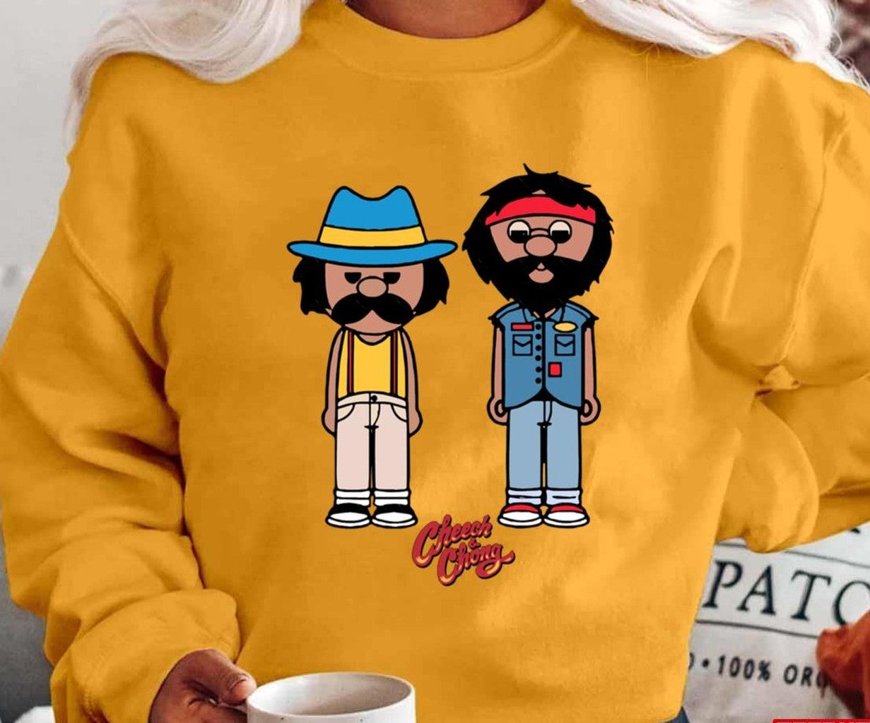 Still Keeping From Retro Cheech And Chong's Unisex T-Shirt Hoodie, Sweatshirt | VibeTeeNation.com (Image 2)
