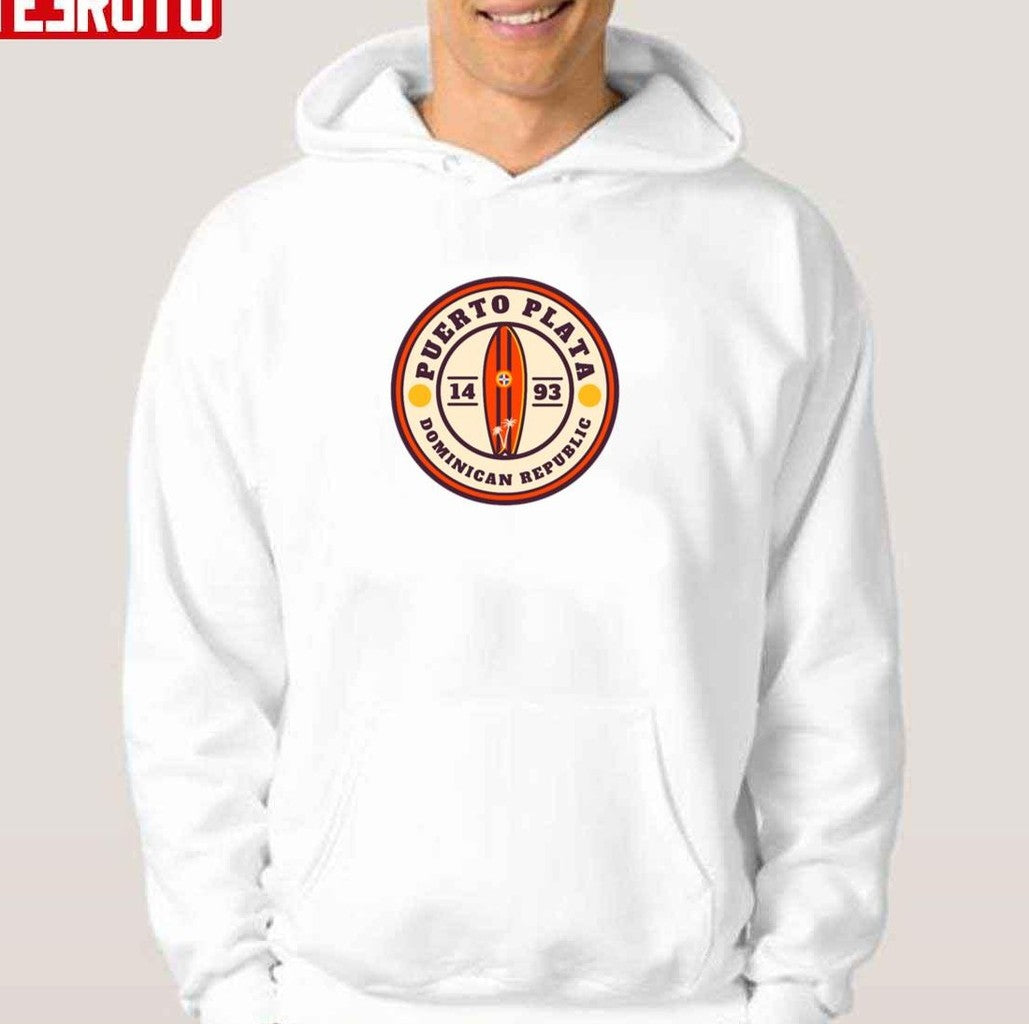 Puerto Plata Surfing Dominican Republic Unisex T-Shirt Hoodie, Sweatshirt | VibeTeeNation.com (Image 2)