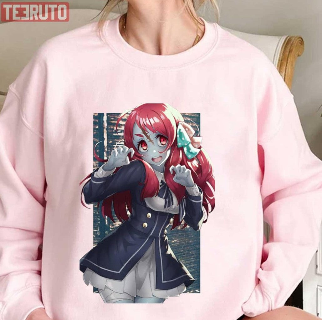 Sakura Minamoto Zombieland Saga The Center Of Franchouchou Unisex Sweatshirt T-Shirts, Hoodie | VibeTeeNation.com (Image 1)