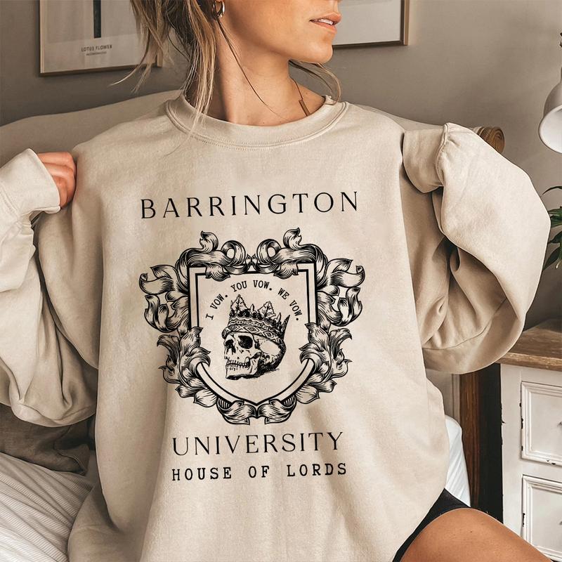 Barrington University House Of LORDS Sweatshirt, The Ritual Merch, Shantel Tessier, Dark Romance Shirt, LORDS... (Image 4)