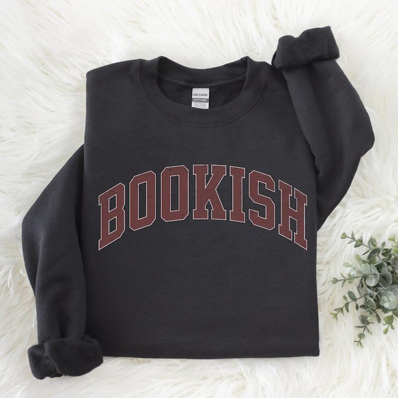 Bookworm Sweatshirt, Book Nerd, Book Lover, Bookish Gift, Gift for Book Lover, Librarian Sweatshirt Menswear... (Image 1)