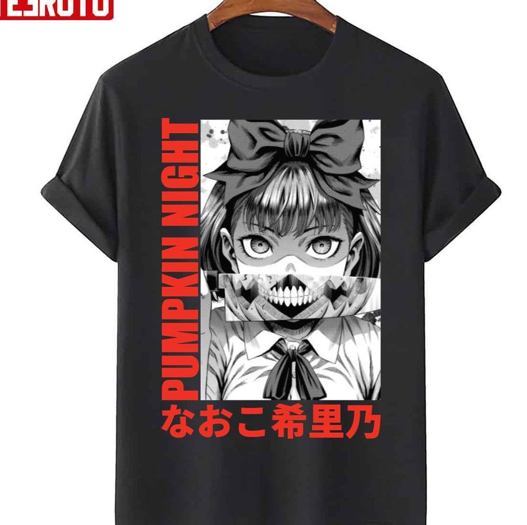 Pumpkin Night Anime Naoko Kirino Unisex T-Shirt Hoodie, Sweatshirt | VibeTeeNation.com (Image 1)