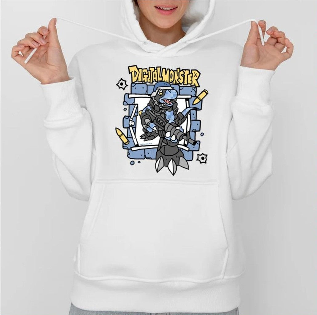Army Dino Digimon Unisex T-Shirt Hoodie, Sweatshirt | VibeTeeNation.com (Image 2)