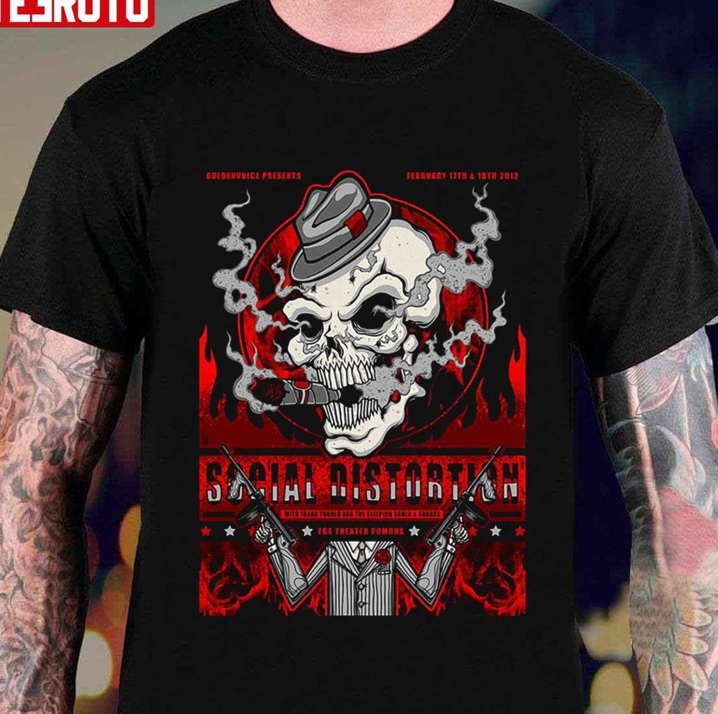 Smiking Skull Don’t Take Me For Granted Social Distortion Punk Rock Band Unisex T-Shirt Hoodie, Sweatshirt (Image 1)