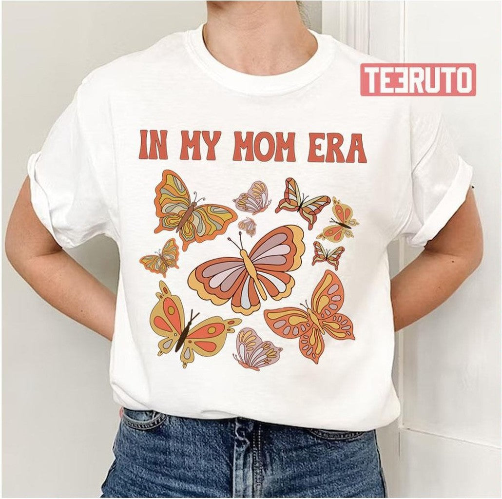 Mom Era Butterfly Mothers Day Gift For Cool Mom Mystical Butterflies Birthday Gift Unisex T-Shirt Hoodie,... (Image 1)
