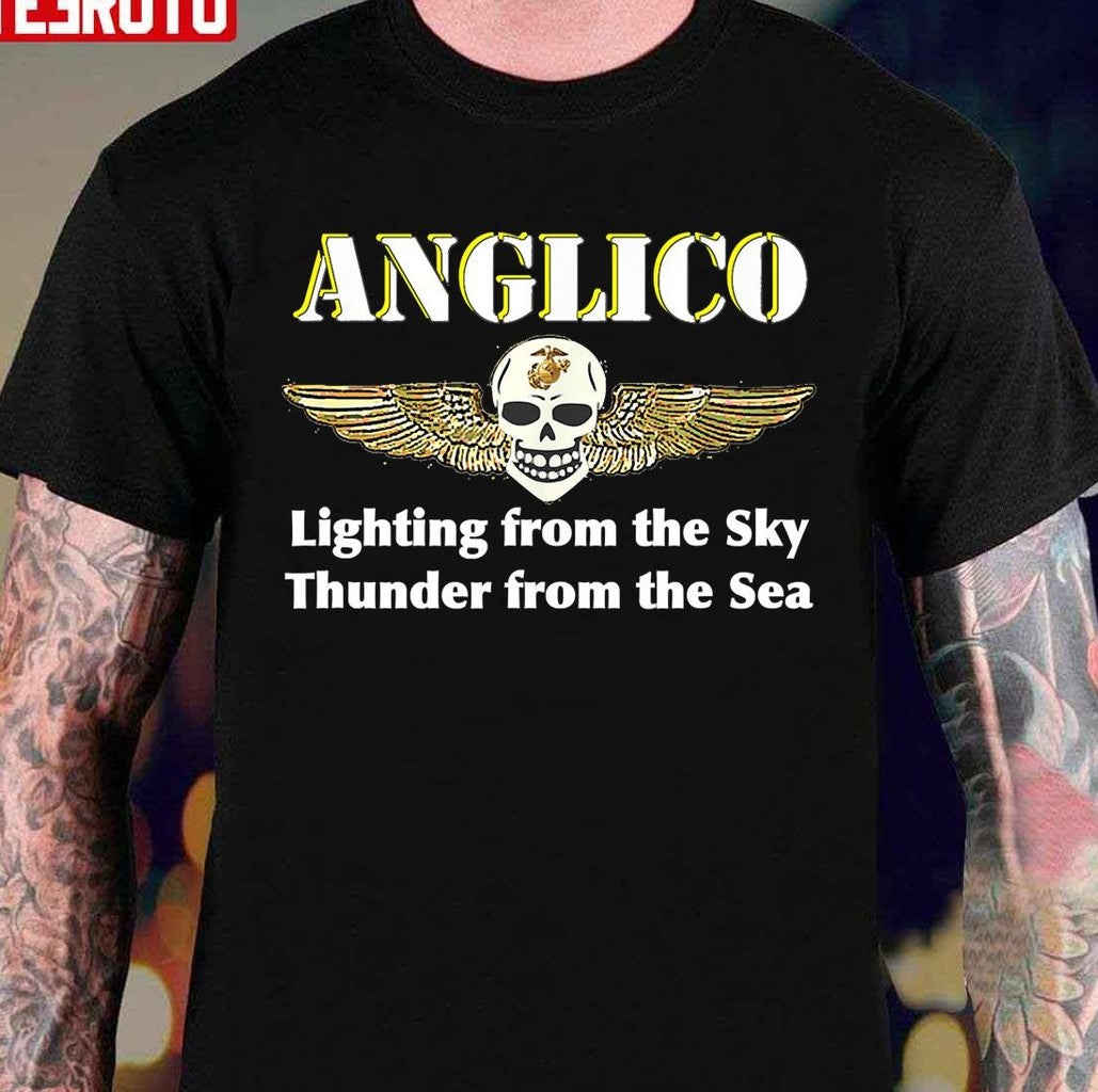 Anglico Eagle Globe Anchor Veteran Unisex T-Shirt Hoodie, Sweatshirt | VibeTeeNation.com (Image 1)