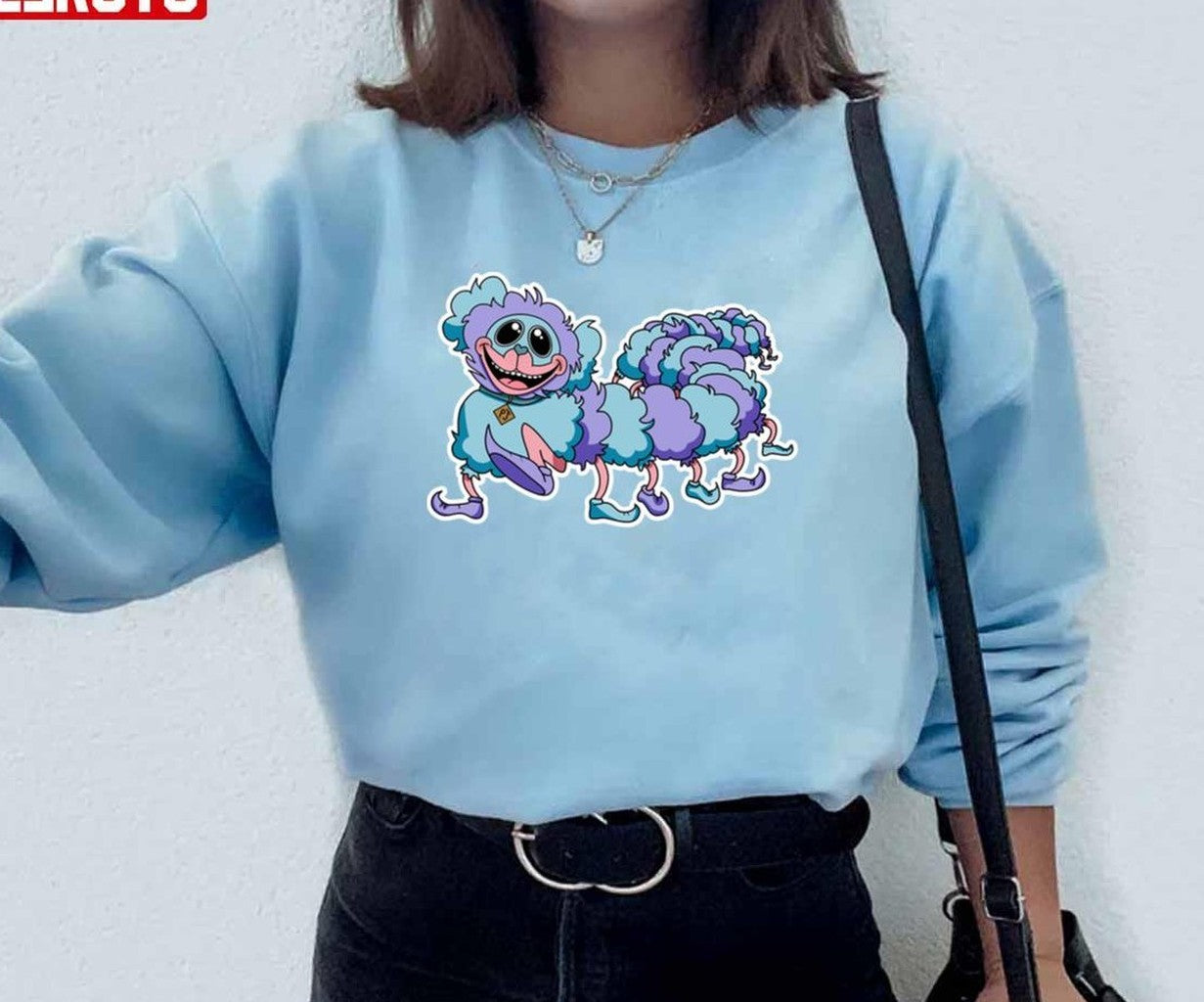 Pj Pug-a-pillar Poppy Playtime Unisex Hoodie T-Shirts, Sweatshirt | VibeTeeNation.com (Image 2)