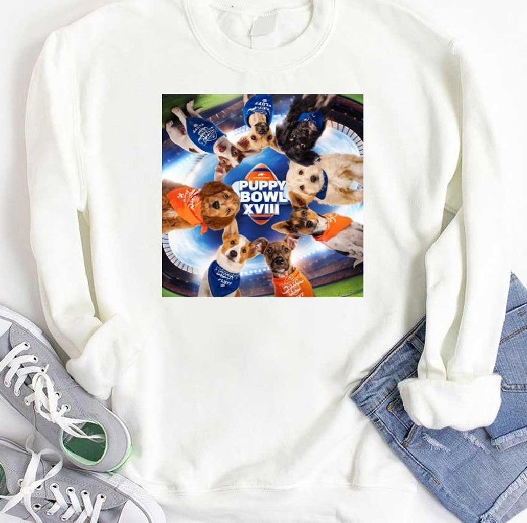 Puppy Bowl Unisex Hoodie T-Shirts, Sweatshirt | VibeTeeNation.com (Image 2)