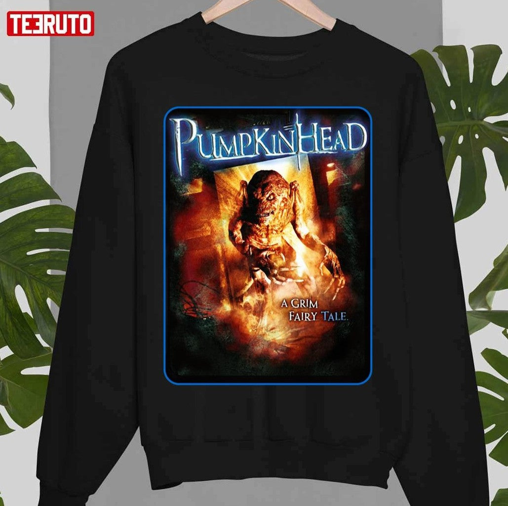 Pumpkin Head Halloween Unisex T-Shirt Hoodie, Sweatshirt | VibeTeeNation.com (Image 3)