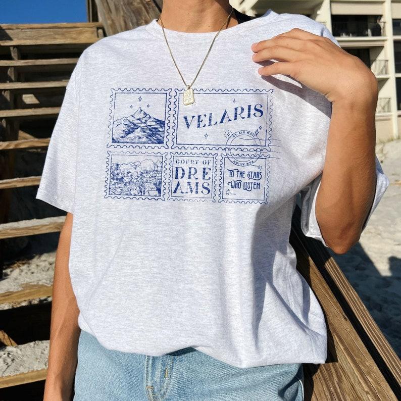 Velaris ACOTAR Sweatshirt, To The Star Who Listen Court Of Dreams Night Court Shirt, Throne Of Glass, Book... (Image 4)