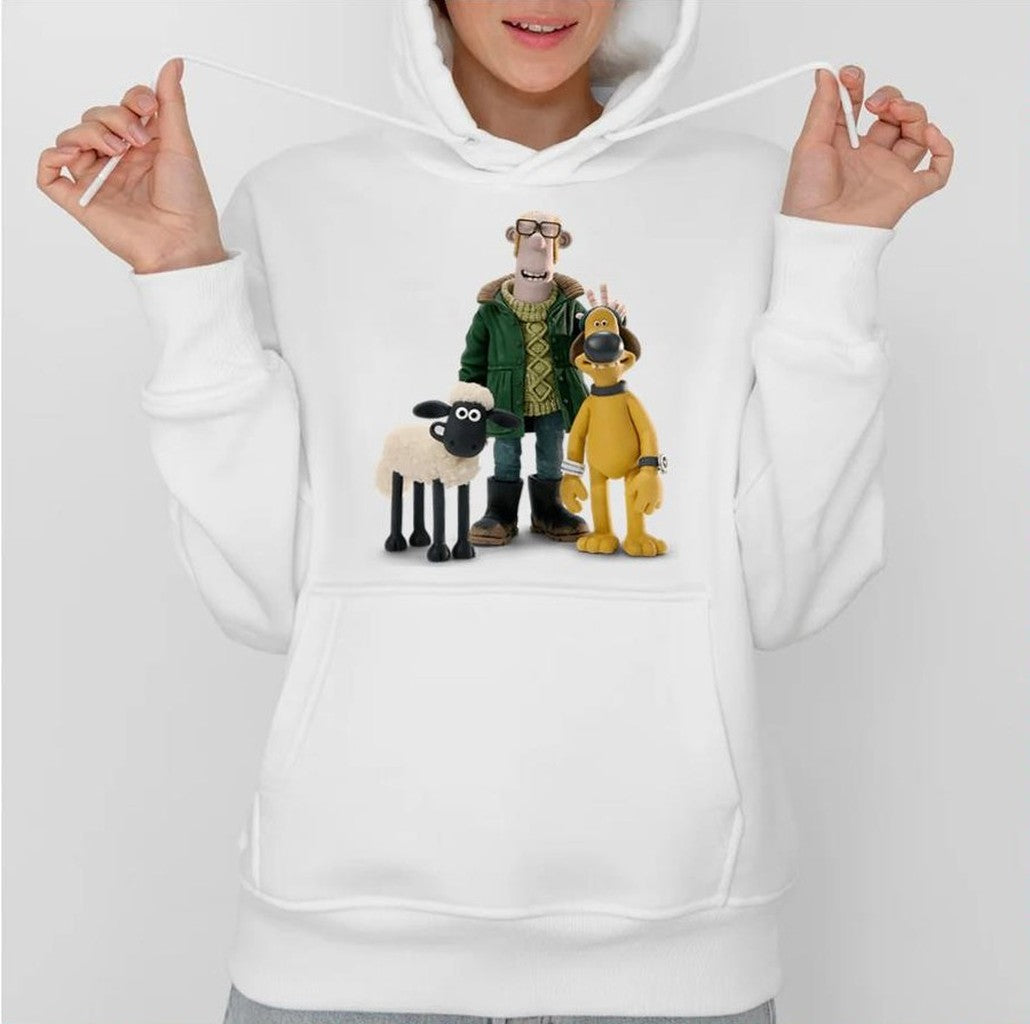 Shaun Bitzer Farmer Shaun The Sheep Unisex T-Shirt Hoodie, Sweatshirt | VibeTeeNation.com (Image 2)