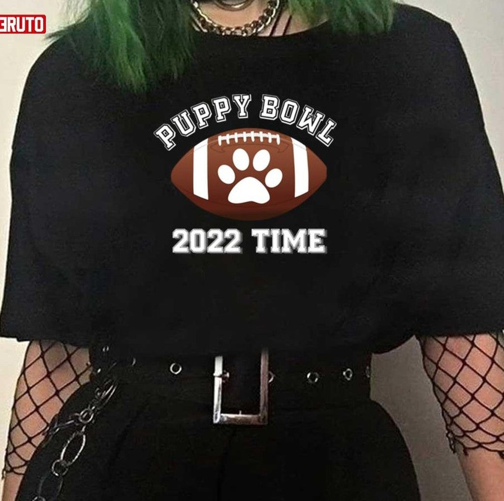Puppy Bowl 2022 Time Unisex T-Shirt Hoodie, Sweatshirt | VibeTeeNation.com (Image 3)