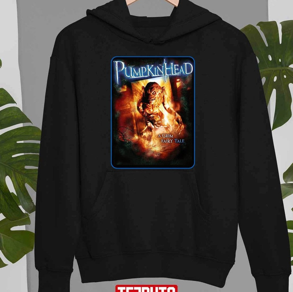 Pumpkin Head Halloween Unisex T-Shirt Hoodie, Sweatshirt | VibeTeeNation.com (Image 2)