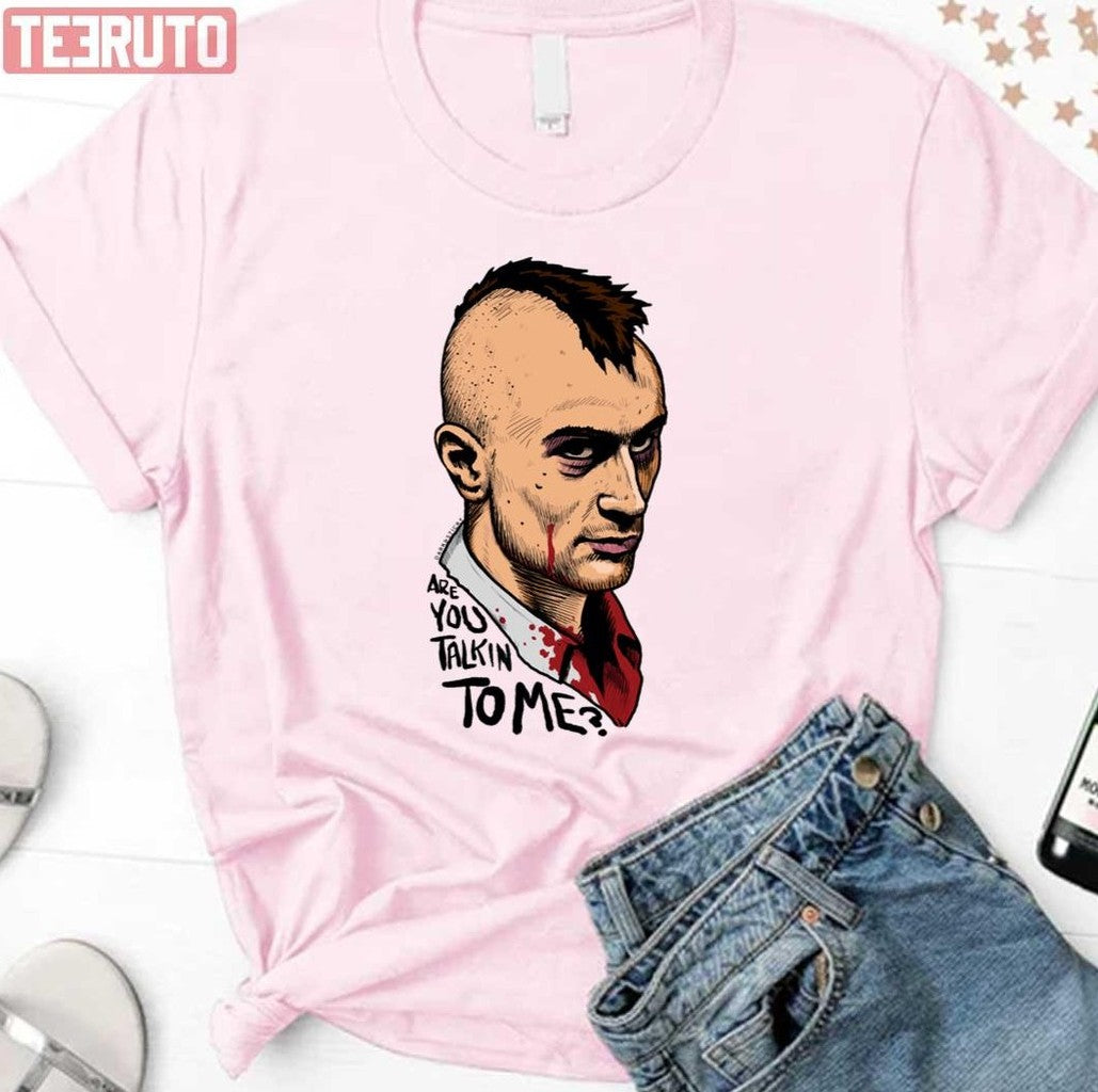 Sticker Travis Bickle Are You Talkin To Me Taxi Driver Unisex Sweatshirt T-Shirts, Hoodie | VibeTeeNation.com (Image 2)