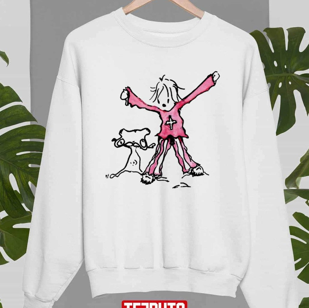 Mylene Farmer Drawing Cute Unisex Sweatshirt T-Shirts, Hoodie | VibeTeeNation.com (Image 1)