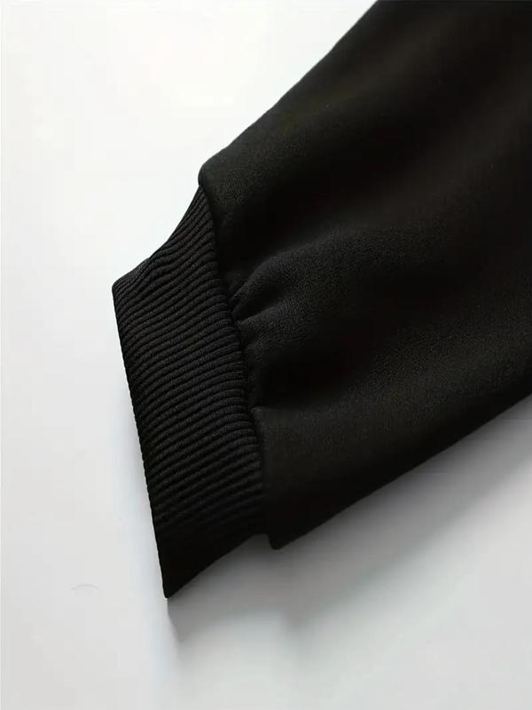 Dinosaur Print Drop Shoulder Essentials Casual Drawstring Pockets SpringÂ T-Shirts, Hoodie, Sweatshirt