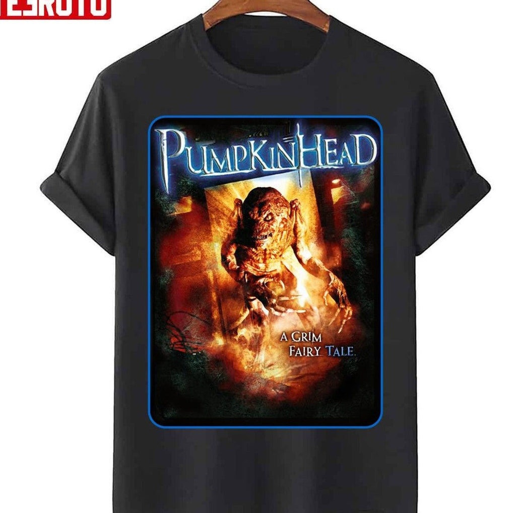 Pumpkin Head Halloween Unisex T-Shirt Hoodie, Sweatshirt | VibeTeeNation.com (Image 1)