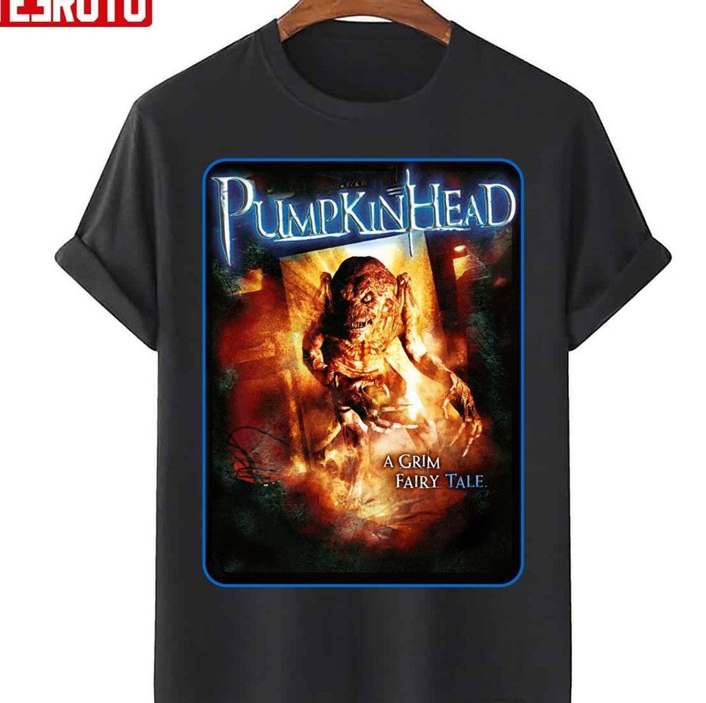 Pumpkin Head Halloween Unisex T-Shirt Hoodie, Sweatshirt | VibeTeeNation.com (Image 1)