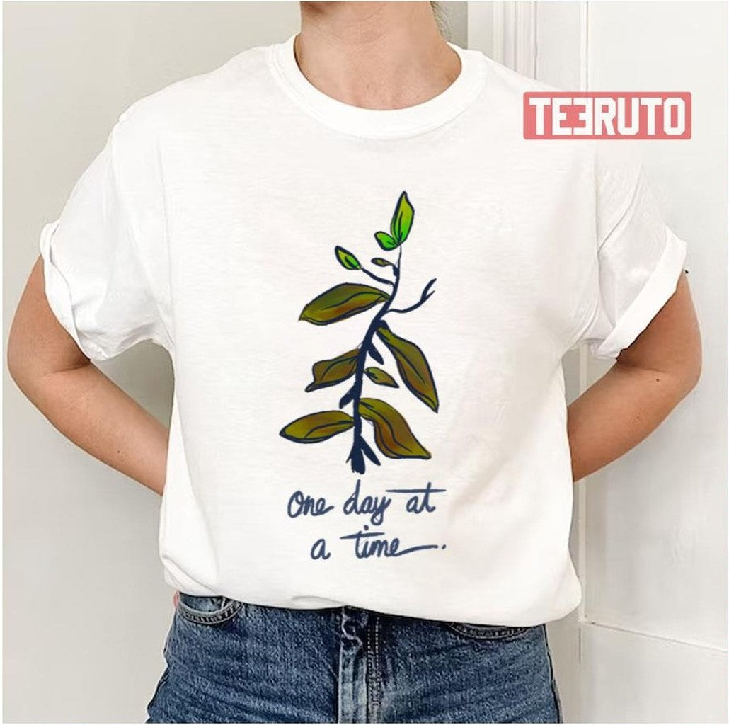 The Branch One Day At A Time Unisex T-Shirt Hoodie, Sweatshirt | VibeTeeNation.com (Image 1)