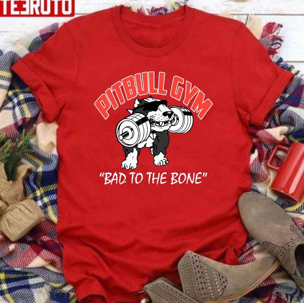 Pitbull Dog Gym And Fitness Unisex Sweatshirt T-Shirts, Hoodie | VibeTeeNation.com (Image 2)