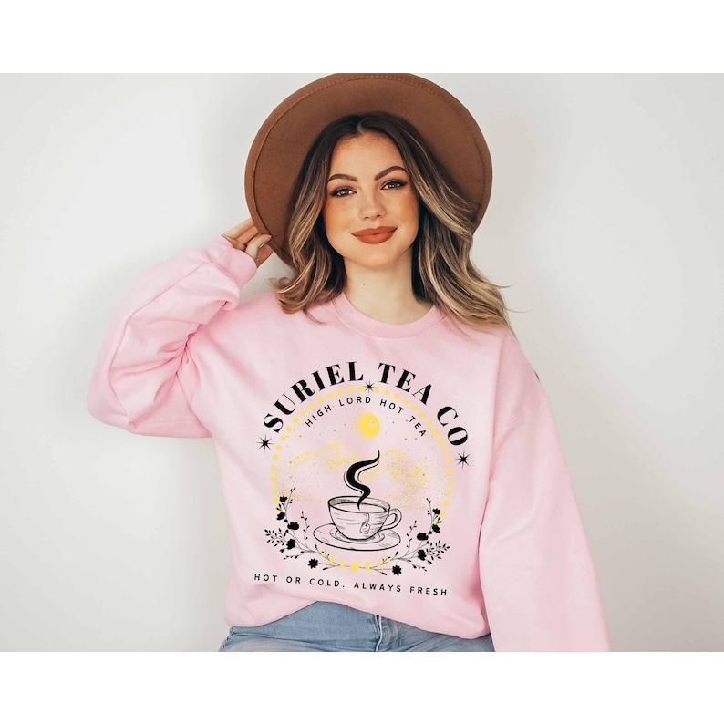 Suriel Tea Co, Velaris Sweatshirt, A Court of Thorns, Acotar Sweater, Sjm Bookish, City of Starlight, Thorns... (Image 4)