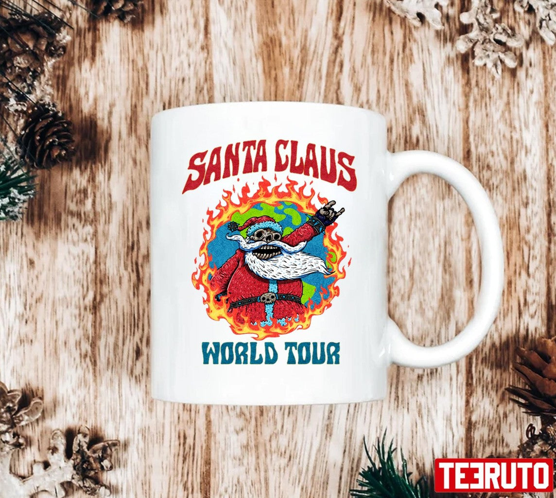 Santa Claus World Tour Unisex Sweatshirt T-Shirts, Hoodie | VibeTeeNation.com (Image 2)